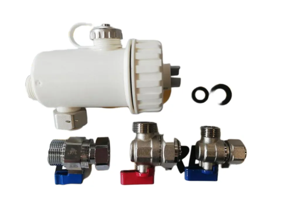 Filtro magnetico riscaldamento Immergas T-MAG Mini domestico (include rubinetti di intercettazione), codice ricambio 4.010036