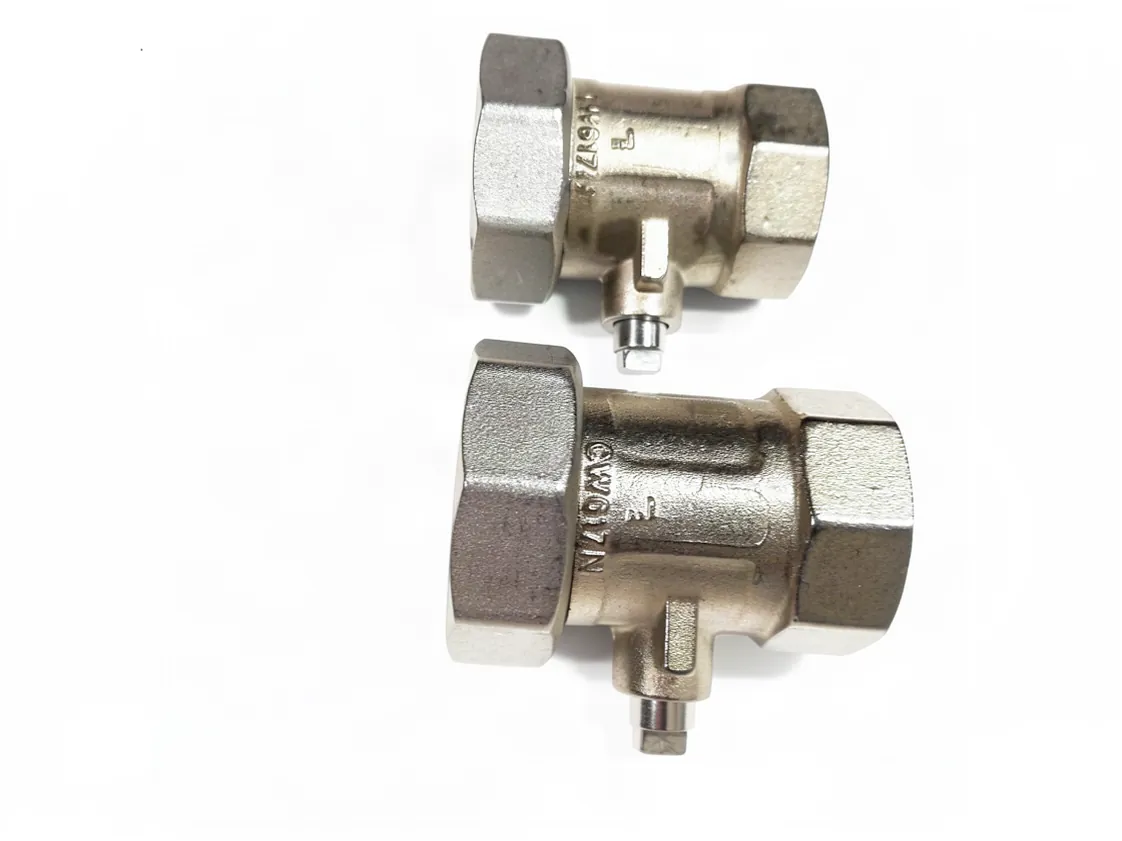 1 1/4G shut-off valve set swivel nut fitting and 1H special for water pumps (2 pcs), part number UP-026295