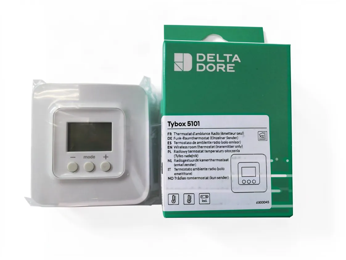 Emisor Delta Dore Tybox 5101 Color Blanco, referencia 6300045