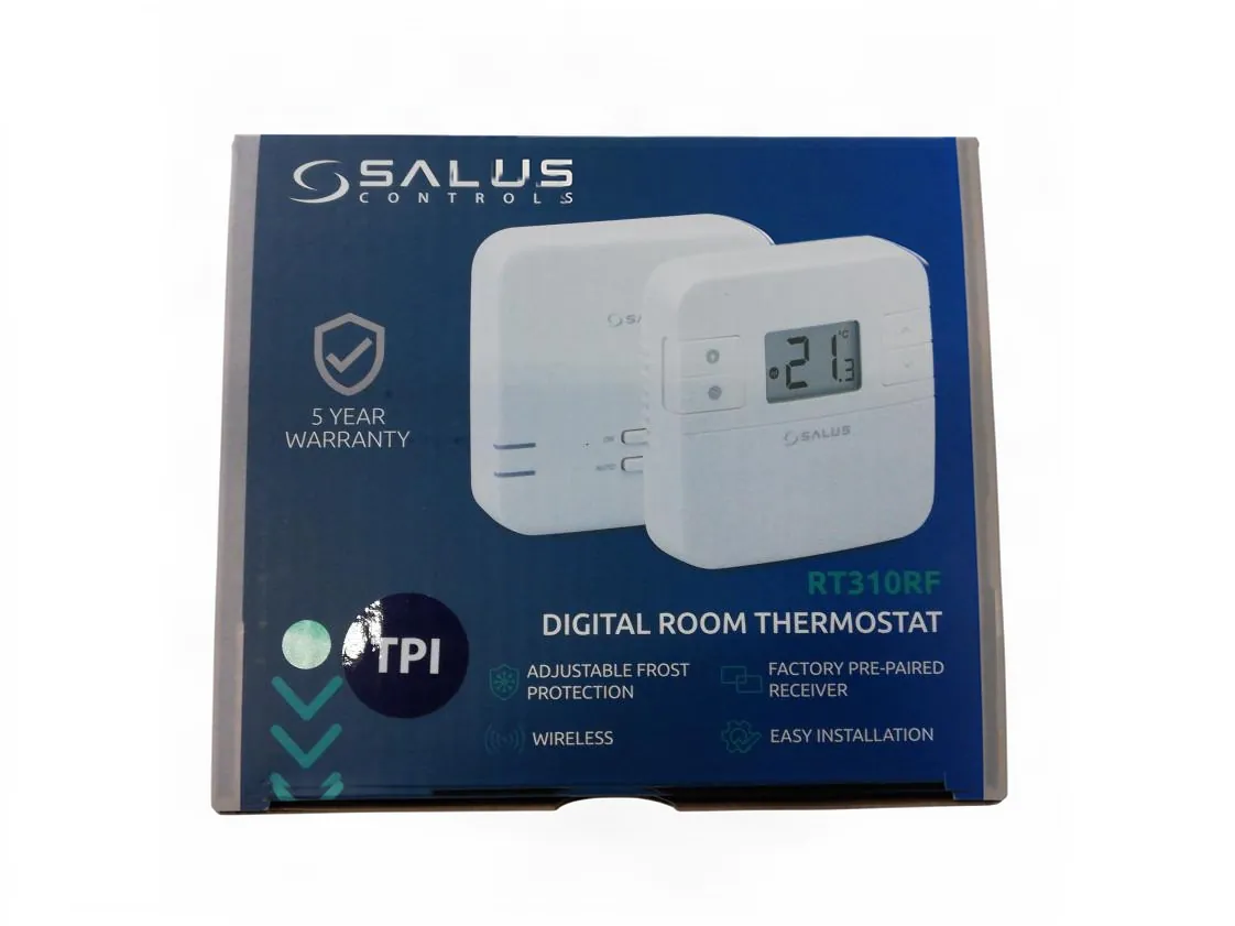 Termóstato de ambiente Salus RT 310RF Digital Sem fios, referência PC-023156
