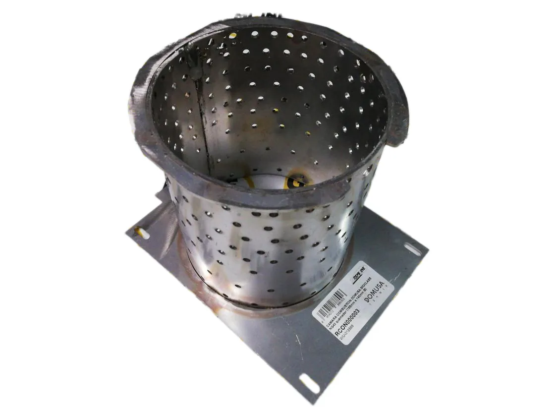 Câmara de combustão Domusa Bioclass NG43 queimador (165mm x 140mm Ø), referência RCON000003