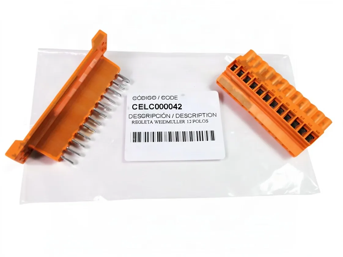 Morsettiera Weidmuller Domusa 12 poli, codice ricambio CELC000042