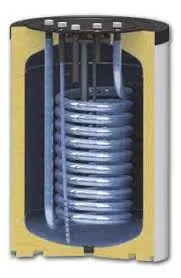 Interacumulador 0120L Immergas UB Mini 120. Med.Ø600x0853mm (Acero Vitrificado alto rendimiento) de Suelo con tomas Superiores Aerotermia, referencia 4.010045