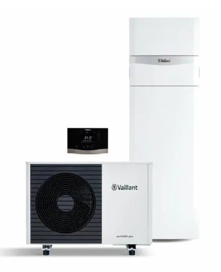 Vaillant Tipo Split aroTHERM VWL 85/6A plus 8 compacto integrado 185 L sensoComfort sem fios (Monofásico 230V R290), referência 0020306902