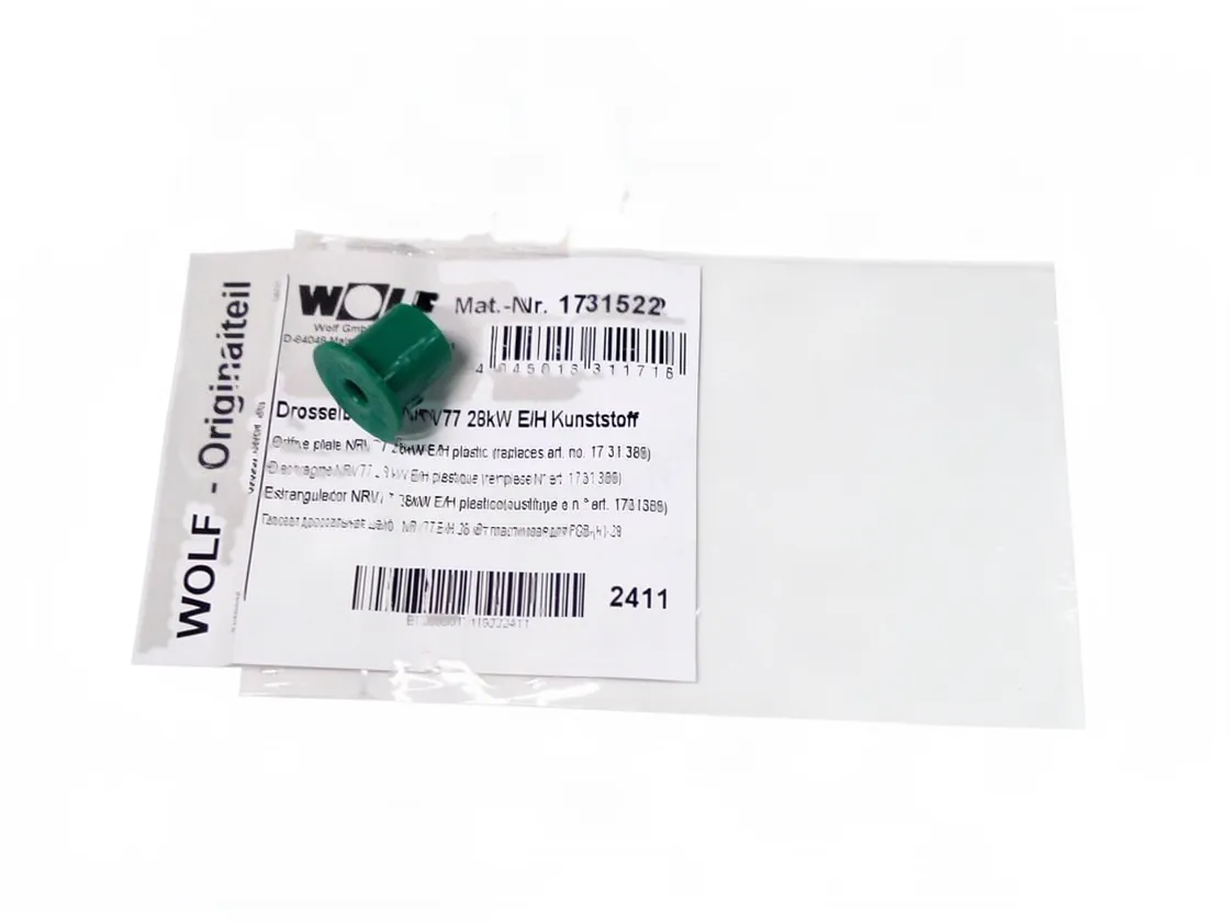 Kit trasformazione Wolf FGB-K24 / 28 metano, codice ricambio 173152299