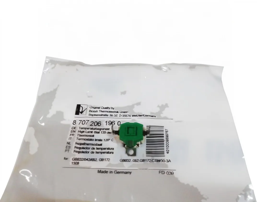 Clixon 120º Junkers ZWBC25/30 Termostato limite, referencia 87072061960