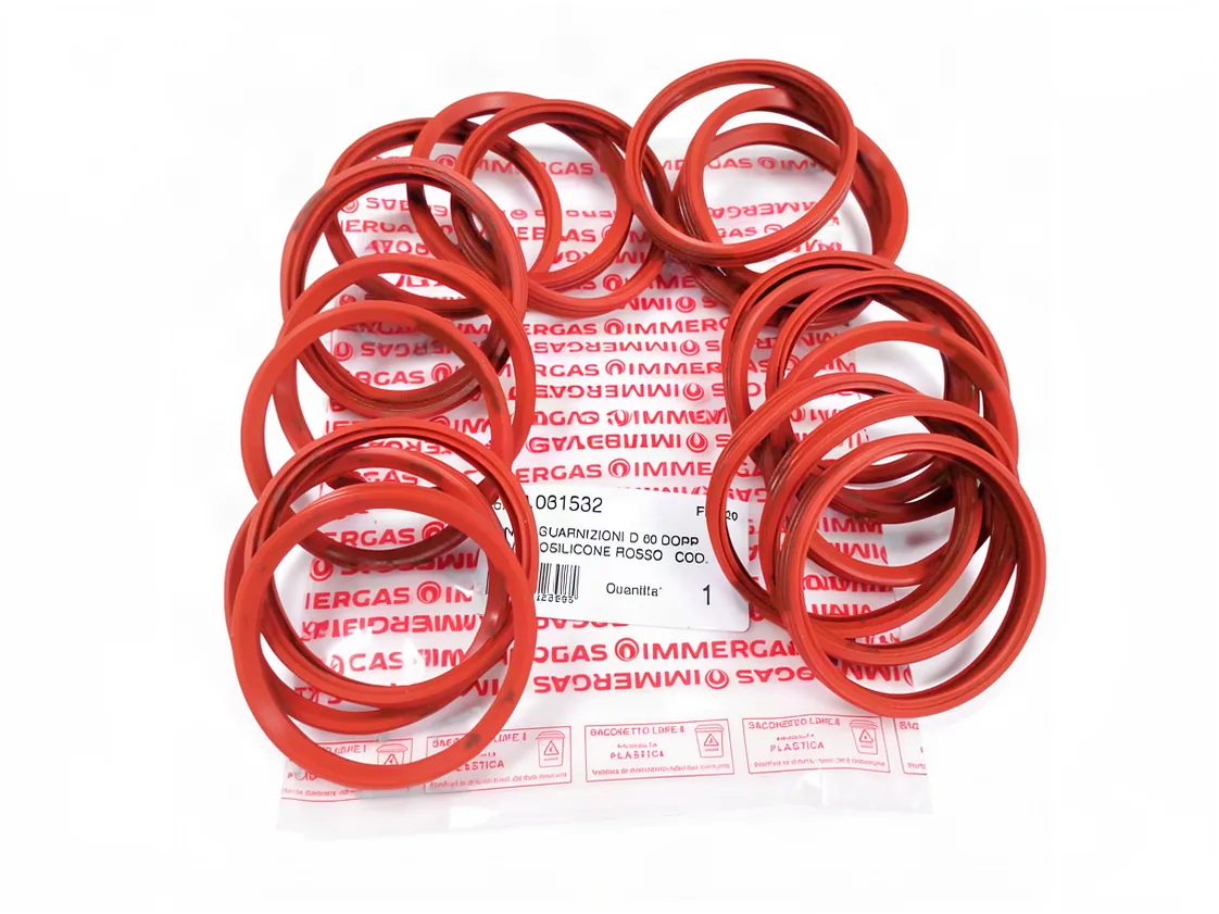 Junta SPC Immergas Eolo Eco 60mm silicona roja (kit 20uds), referencia 3.031532