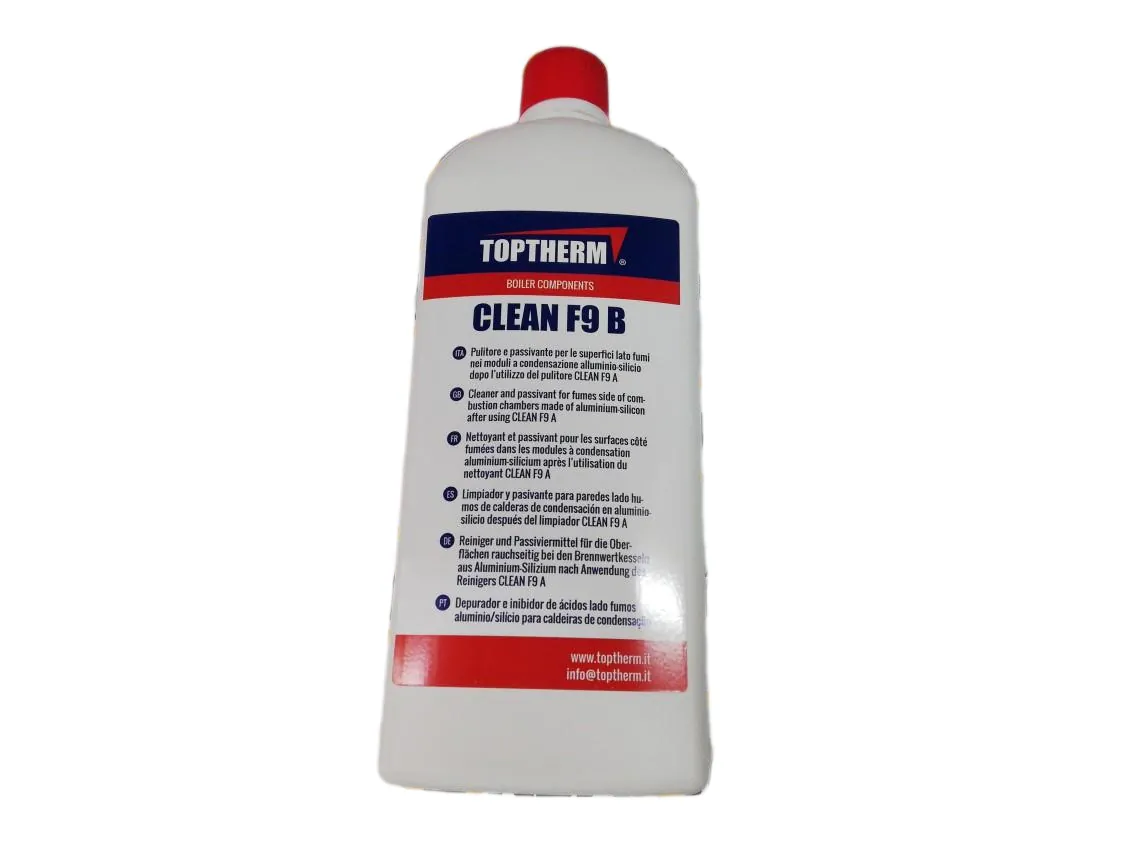 Aditivo de limpeza para caldeira de gás alumínio Toptherm Clean F9B 1kg. Protetor (Lado dos fumos), referência ZC-020412