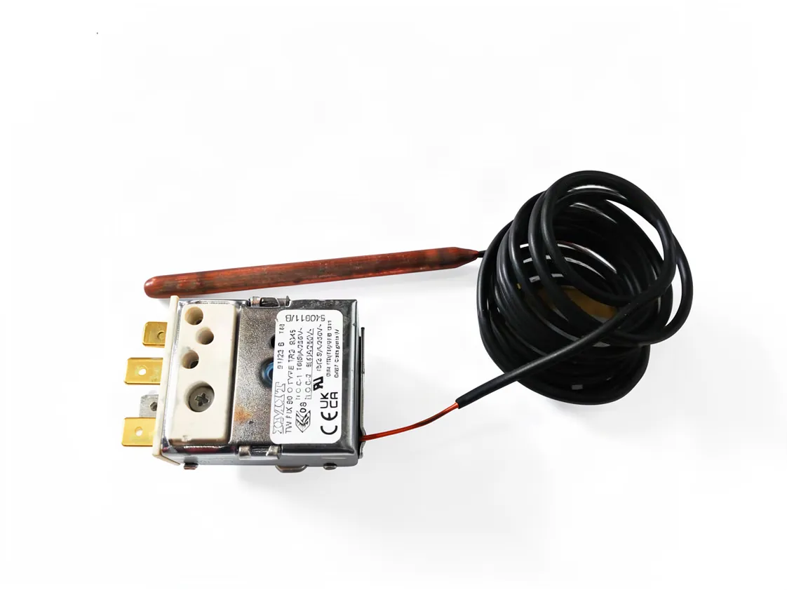 Termostato fisso 80º capillare 2.0m. Compatibile Domusa, codice ricambio CELC000056-C