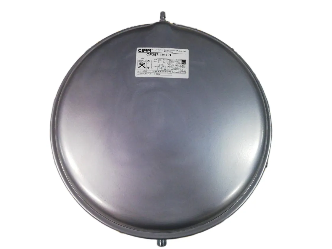 Expansievat Immergas Nike Pilota (8L-3/8-385x90mm), onderdeelnummer 1.6082