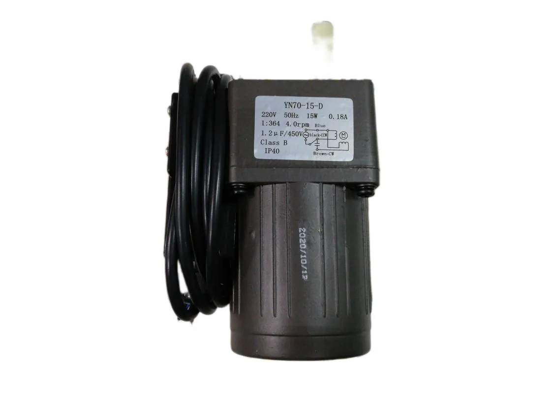 Motor Domusa Bioclass HM 10-16-25-43 sistema de limpieza - kit cremallera 220V 15w, referencia CFOV000147