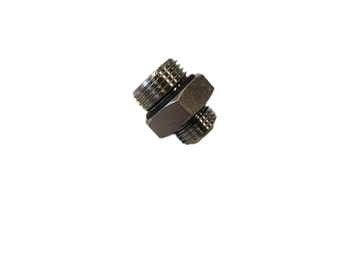 Polyamide stookolie nippel 3/8M - 1/4M met O-ringen, onderdeelnummer MO-035271