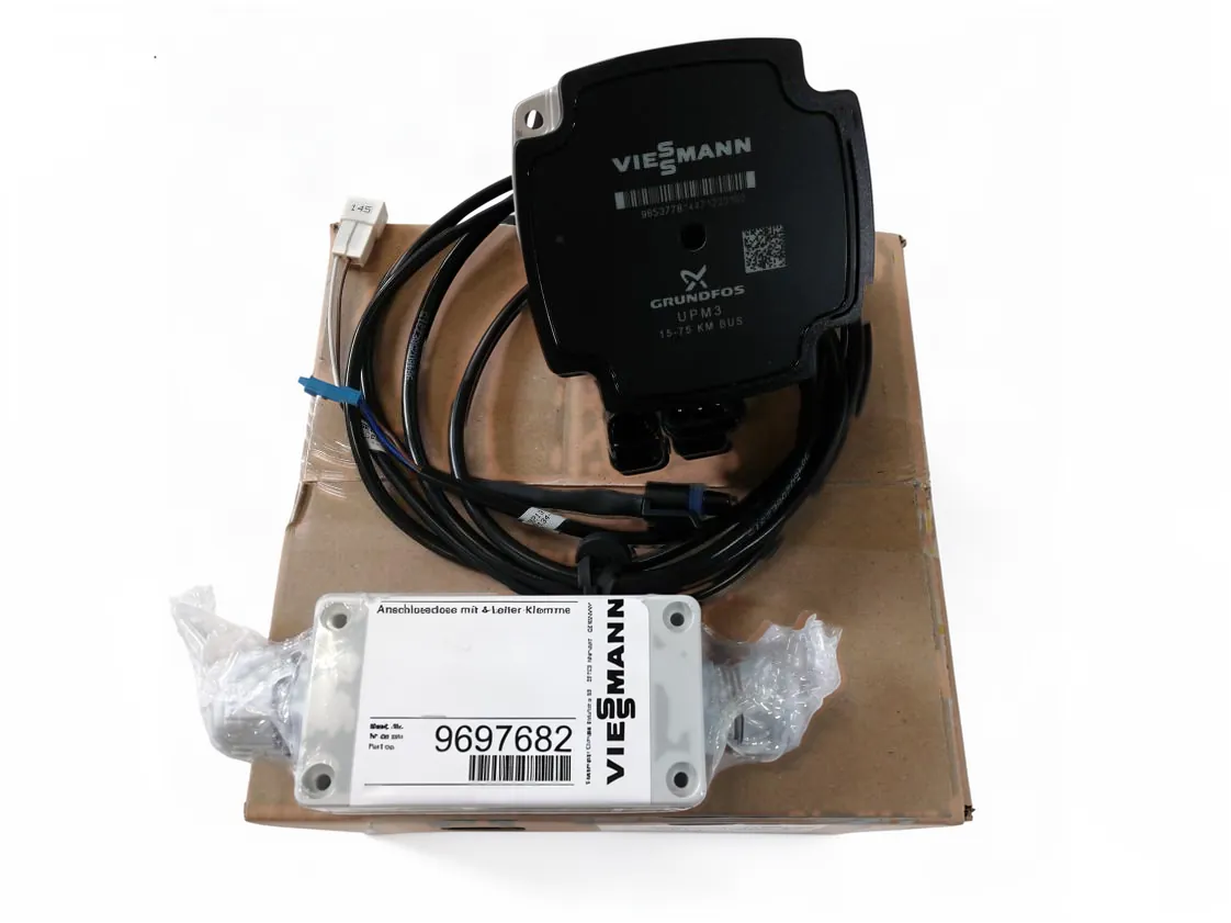 Vitodens 200 WB2 water pump motor complete kit, part number 7876412