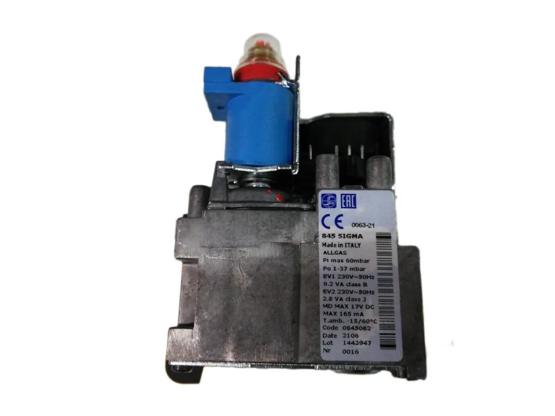 Válvula gas SIT 845 azul plana Compatible con CFAG000006 - MU1003600 - BI1123104, referencia WS-019786