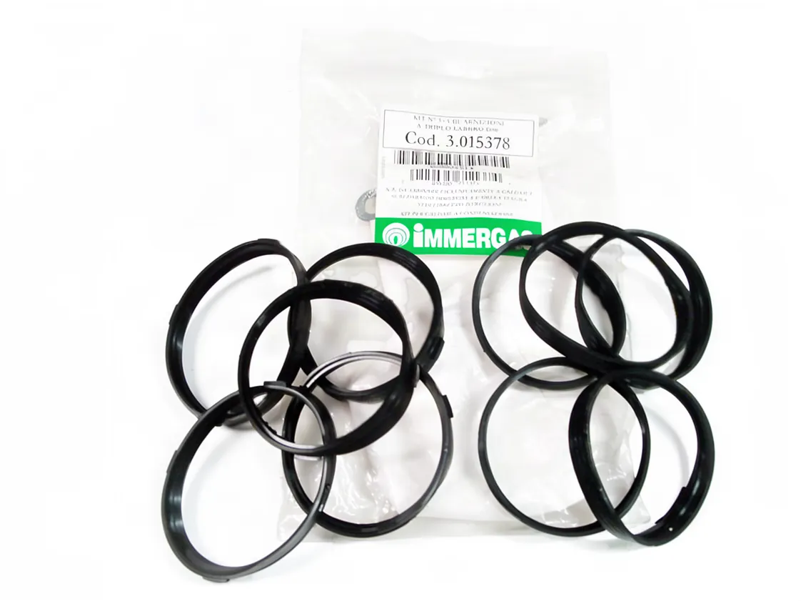 Kit juntas 80 Immergas condensación (kit 5uds codo y kit 5uds de prolongacion), referencia 3.015378
