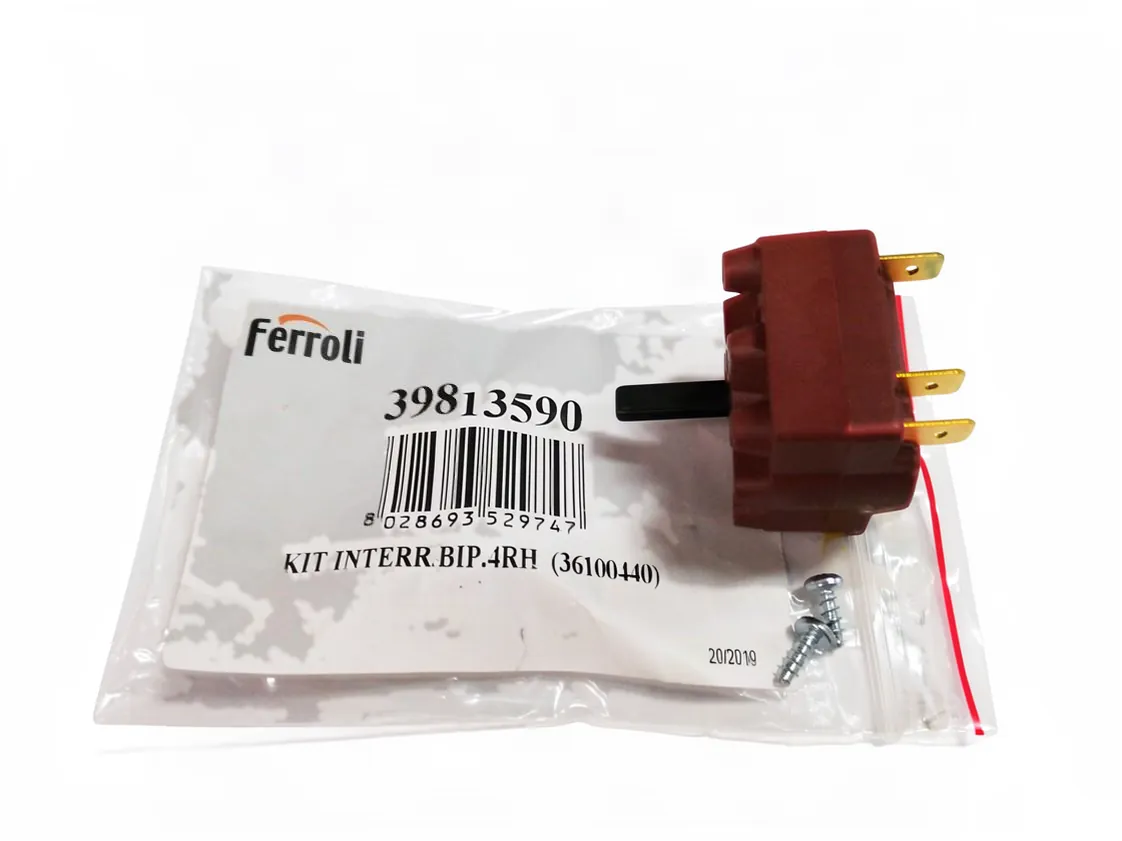 Ferroli on-off + reset switch, part number I39813590