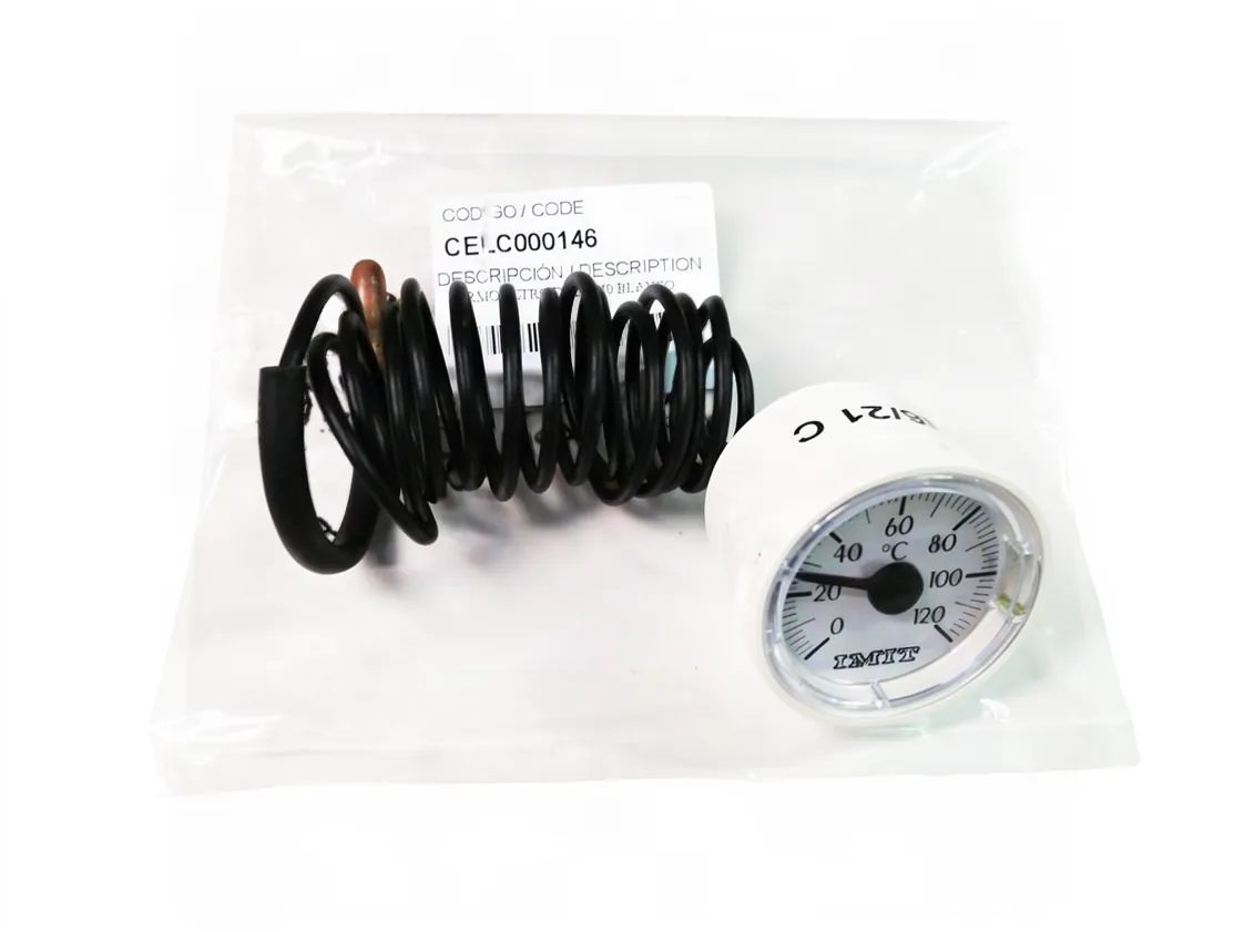 Thermometer Domusa Clima Mix - Sirena - Ecogas (Ø40-0/120º-1000mm) white, part number CELC000146