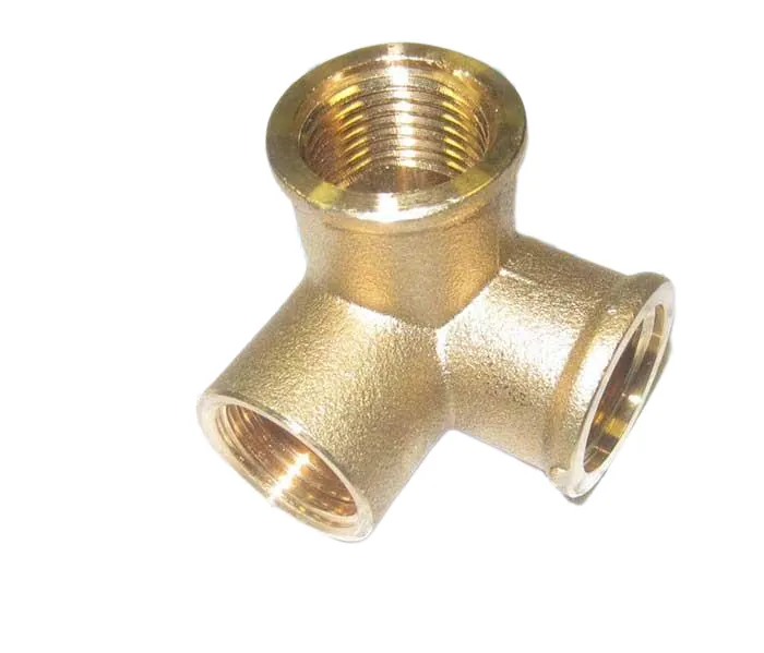 Coude 1H 90º laiton Domusa MCF 40 DX (Trois Prises), référence CFOL000030