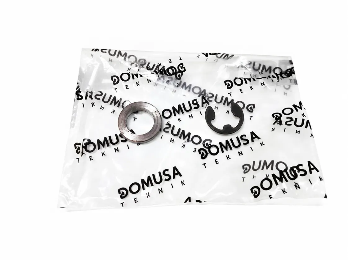Washer Domusa auger shaft ash pan PL/1326-P with retaining clip, part number CTOE000259