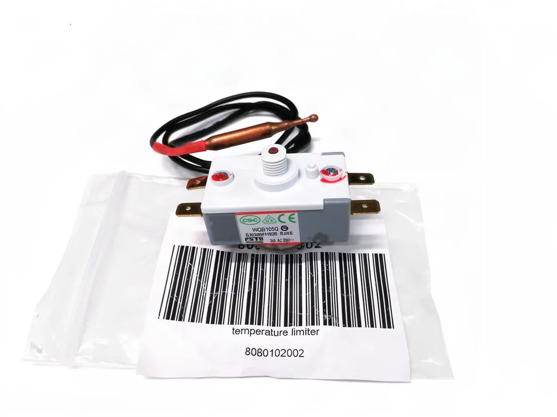 Limit thermostat HTW GIA Electric Water Heater Mod.jupiter Reversible, part number 8080102002