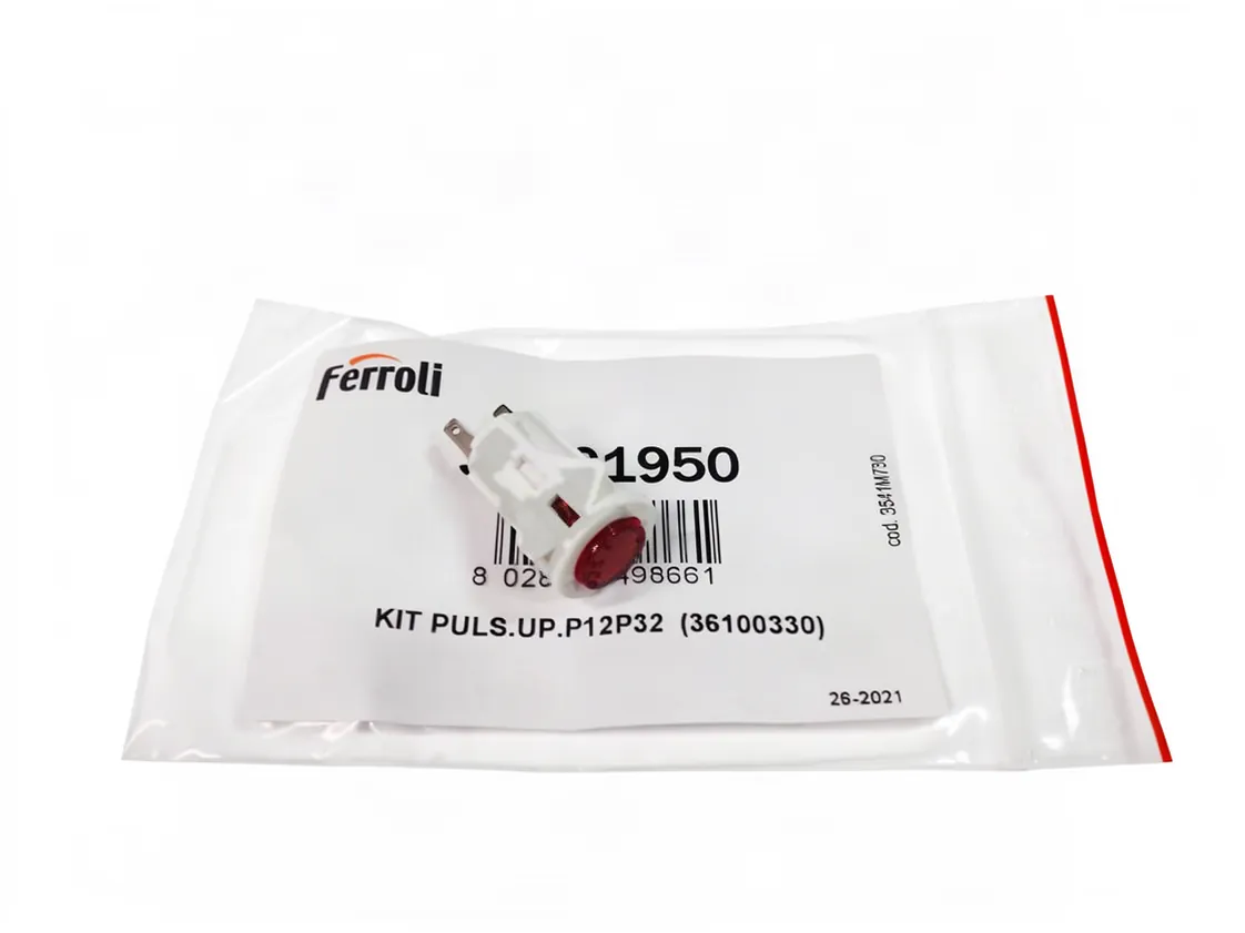 Botão de pressão iluminado Ferroli GNK 100 M Unit, referência I39801950