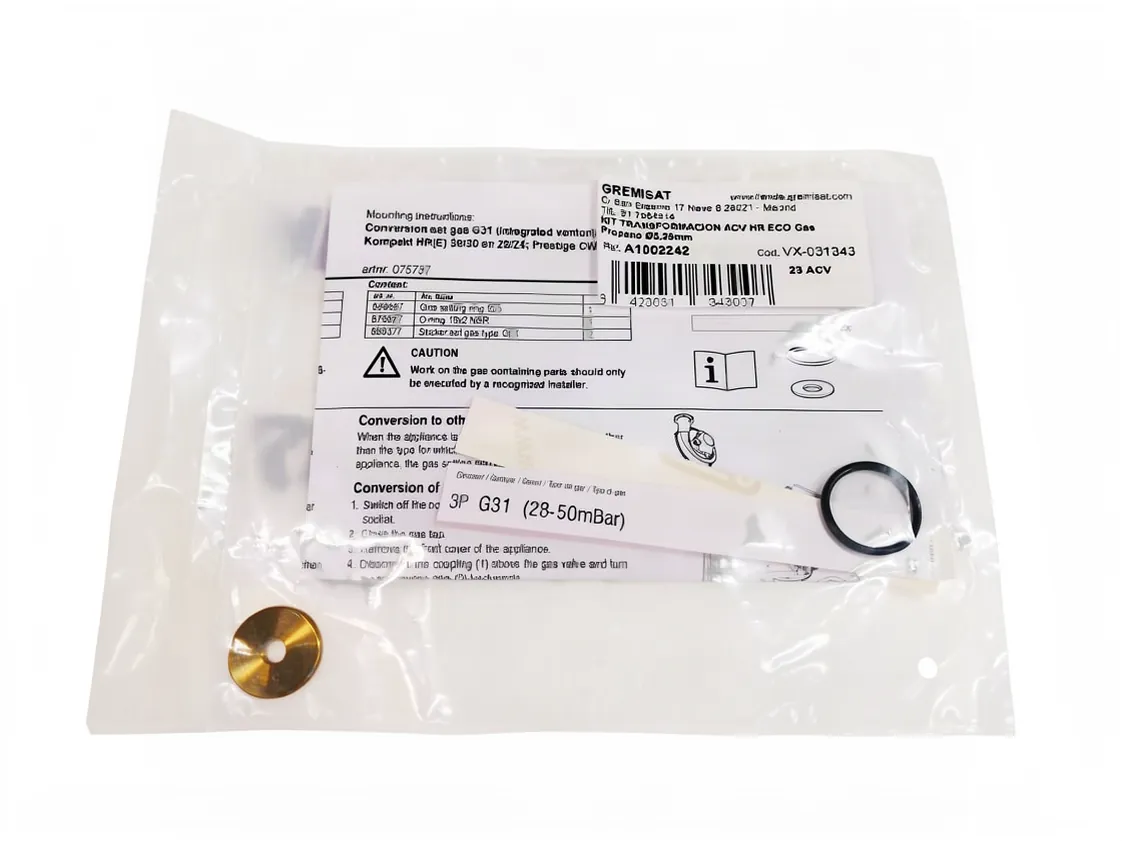 Kit transformation ACV HR ECO Gaz Propane Ø5.25mm, référence 786911
