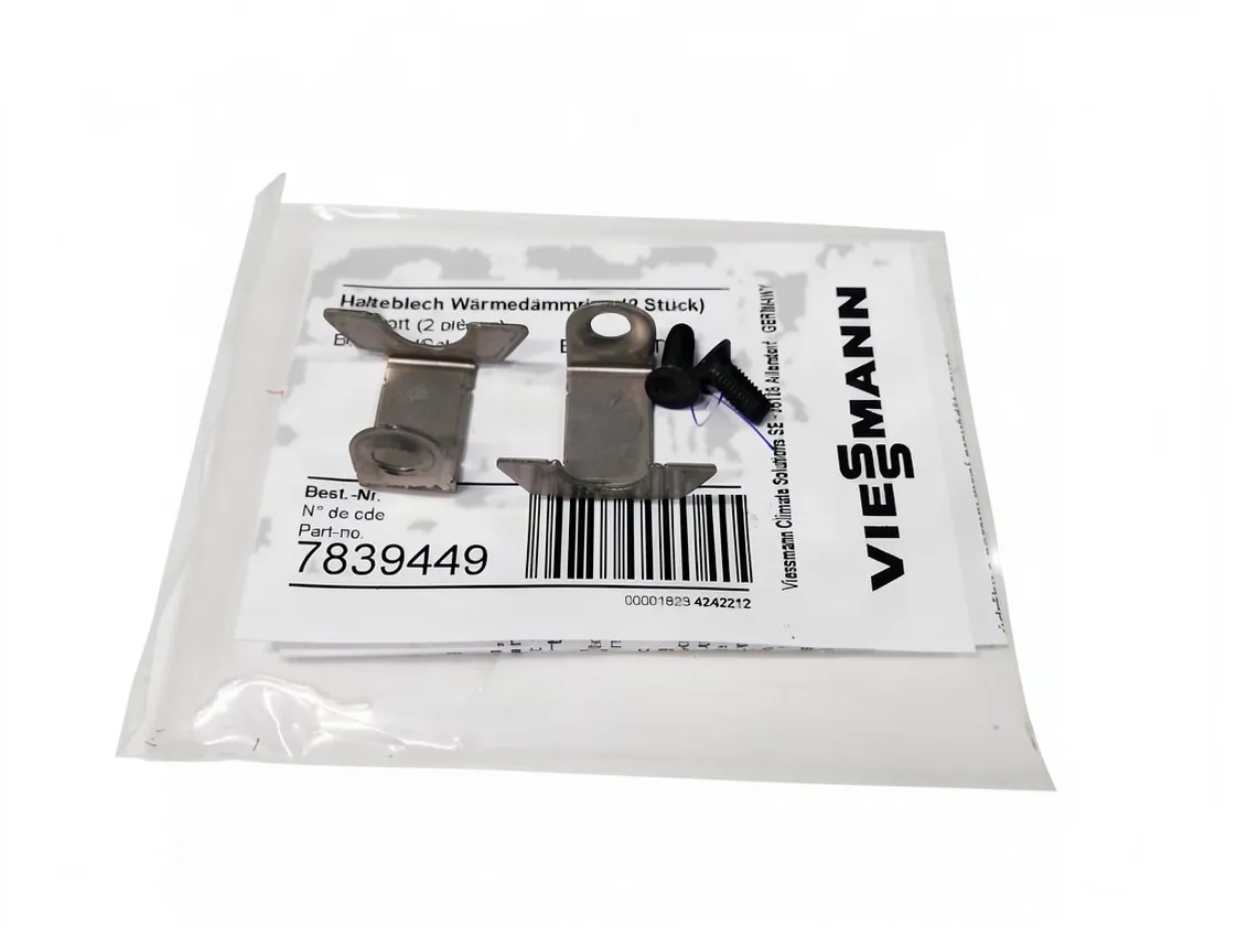 Lamiera supporto Viessmann isolante Kit 2 unità, codice ricambio 7839449
