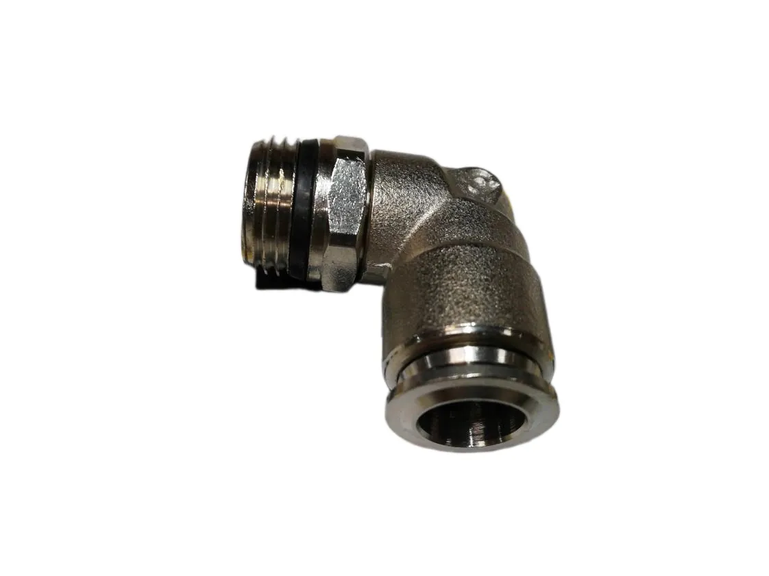 Elbow 90º polyamide 10 - 3/8M Adjustable, part number TZ-017857