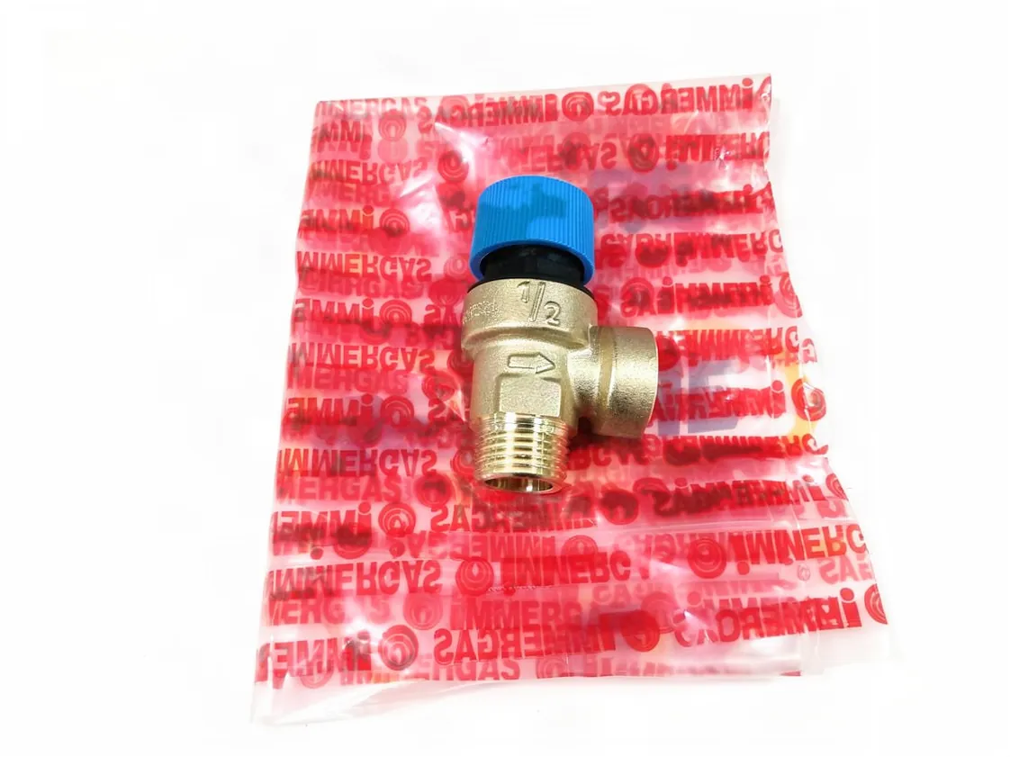 Valvola di sicurezza 08bar 1/2M Immergas Hercules 24, codice ricambio 1.7051