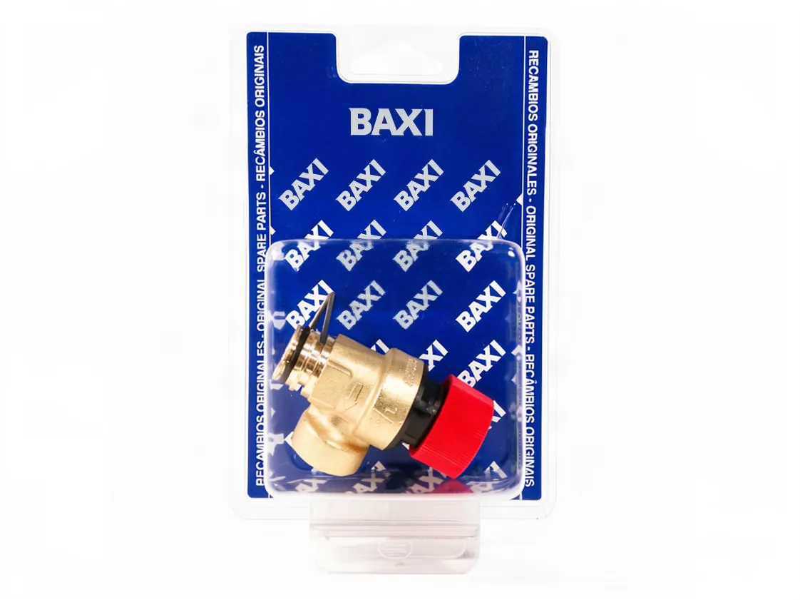 Válvula seguridad Baxi-Roca Laura (03bar torica), referencia 122450080