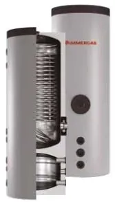 Gecombineerd warm tapwater voorraadvat 250 (250 liter warm tapwater + 86 buffer) geëmailleerd, onderdeelnummer 4.010090