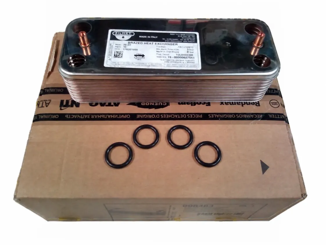 Intercambiador placas Ecoflam Linda 28 CS CPR, referencia 998483