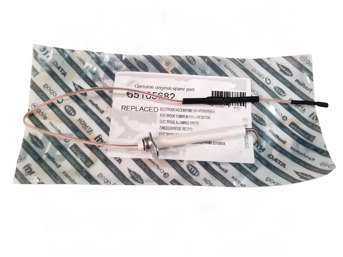 Electrode Ariston T2 ignition right, part number 65105682