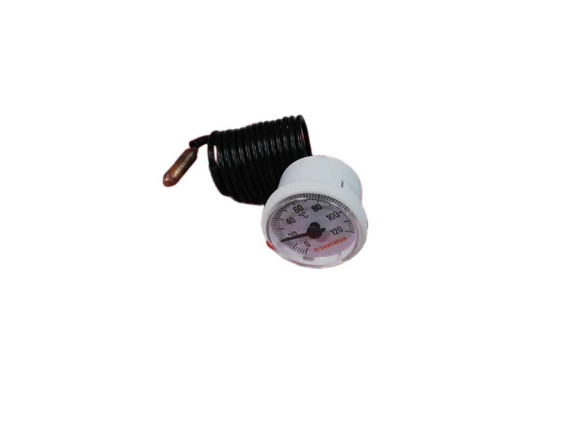 Termometro Immergas (Ø36-0/120º-1500mm) bianco, codice ricambio 1.032246