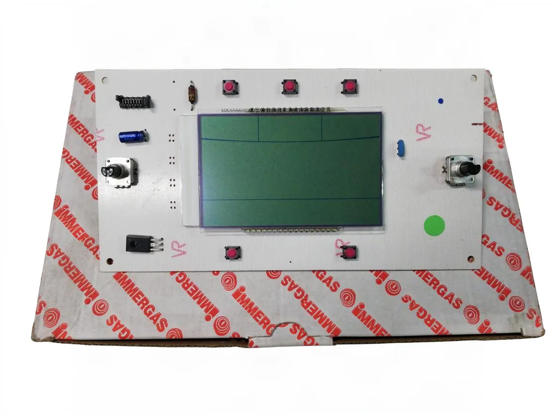 Control board Immergas Victrix Superior 32KW display, part number 1.027392