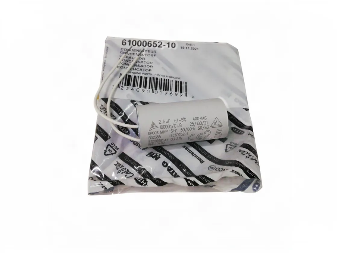 Capacitor 002.5uF Chafoteaux, part number 61000652-10