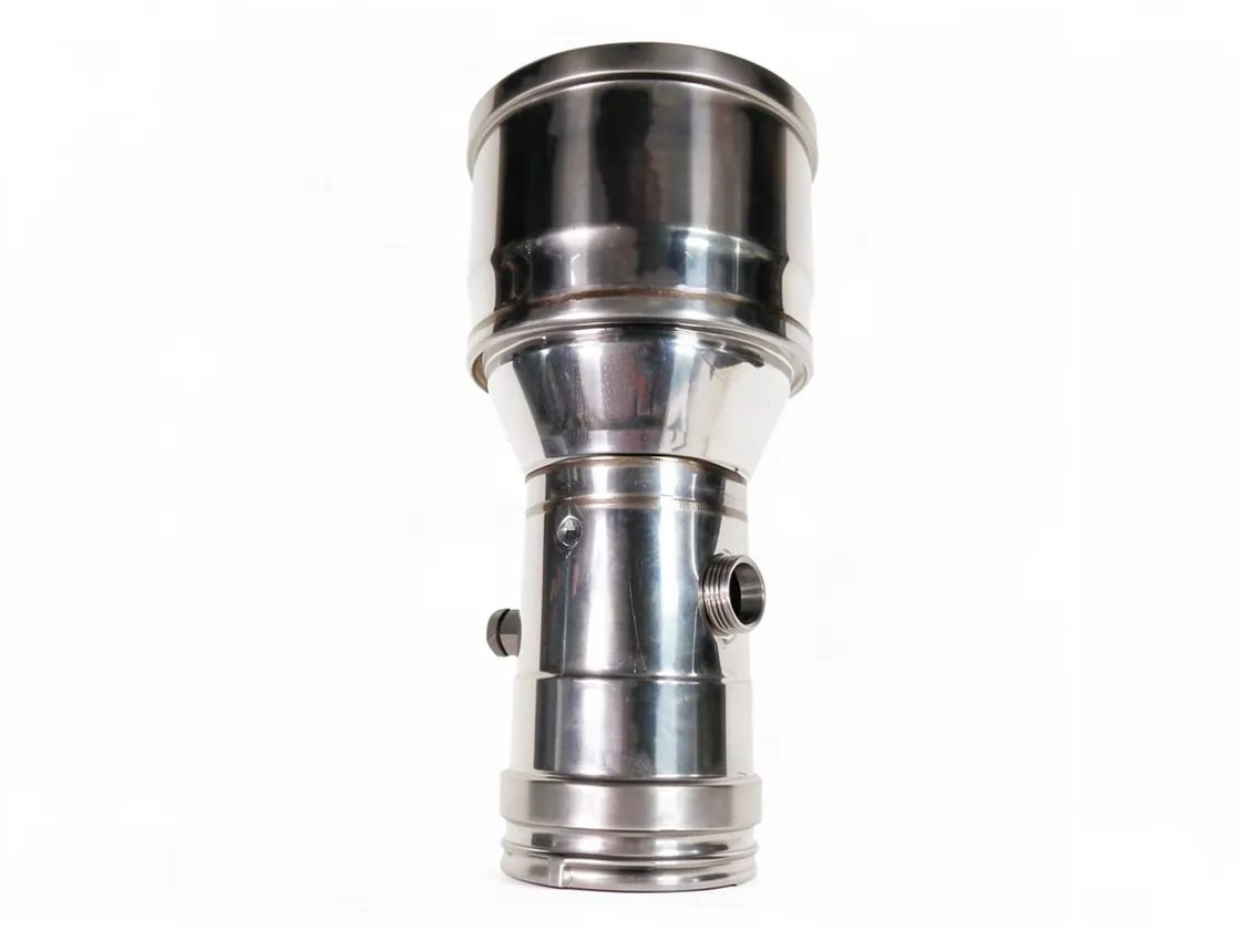 Stainless boiler adapter Domusa from 125 to 80 reducer, part number CGAS000229