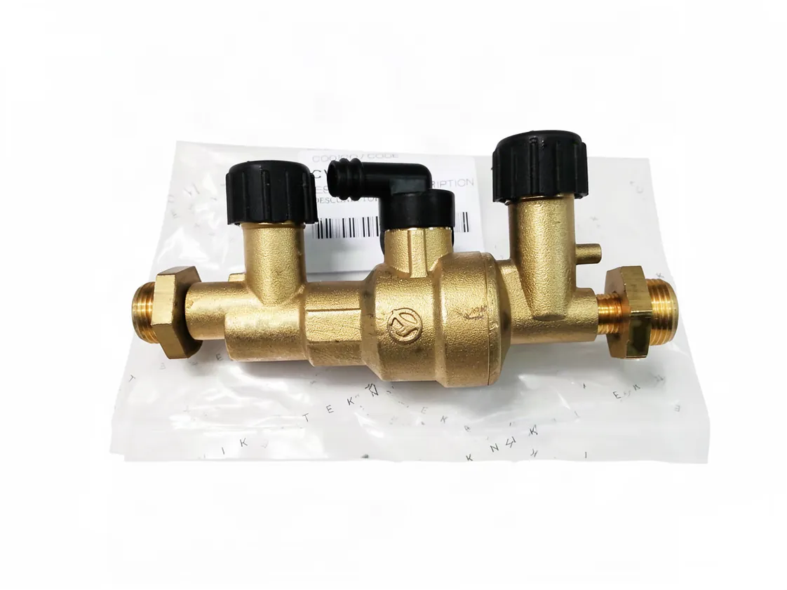 Keerklep Domusa Avantia 3/8M - 3/8M (vulkraan) Caleffi, onderdeelnummer CVAL000023