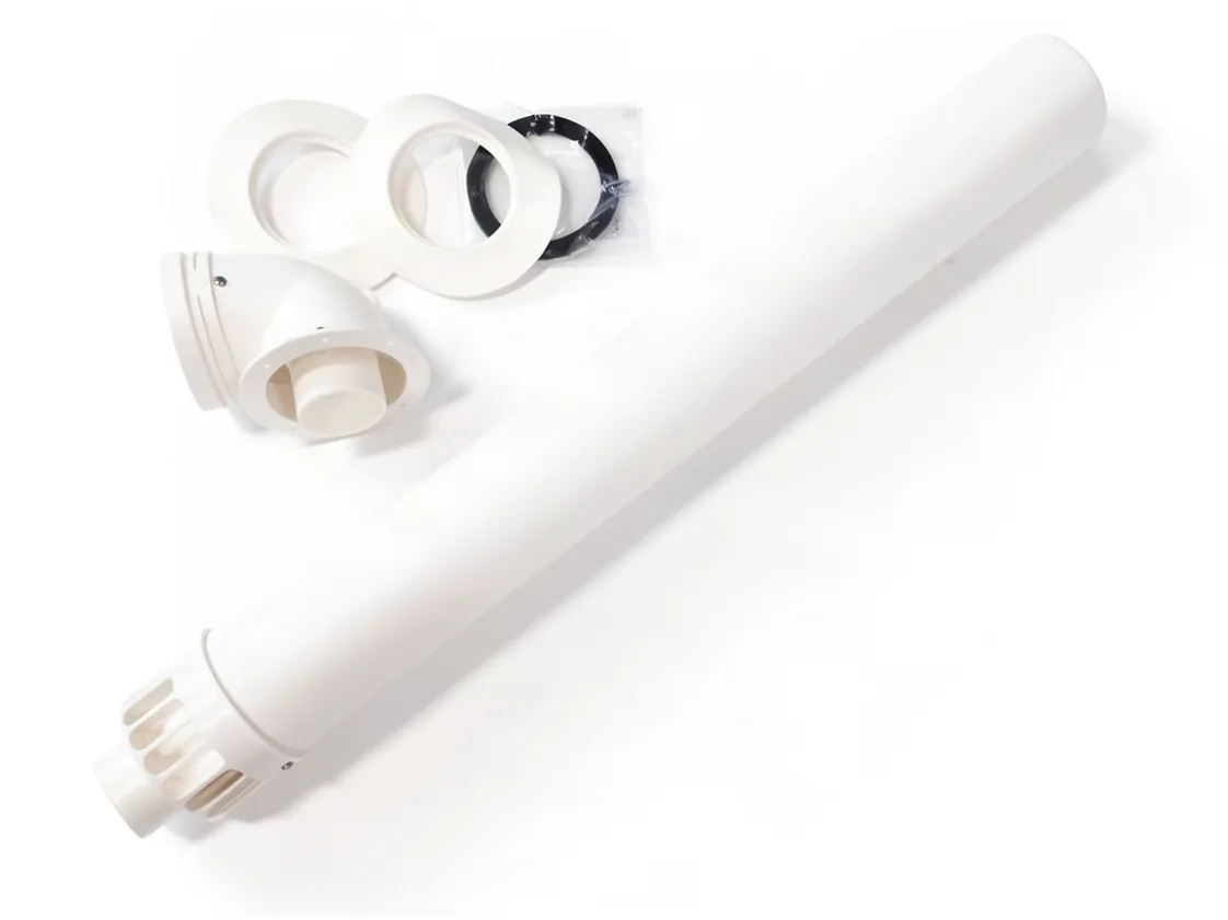 Kit SPC 060/100 Ferroli Standard Vertical (coude + terminal) condensation, référence C50016421