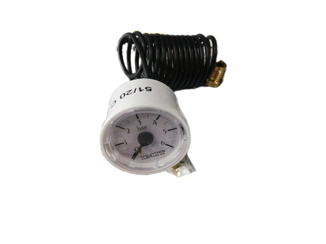 Manomètre Domusa Clima Mix - Sirena - Ecogas, (Ø40-1/4-0/6bar) Blanc, référence CELC000144