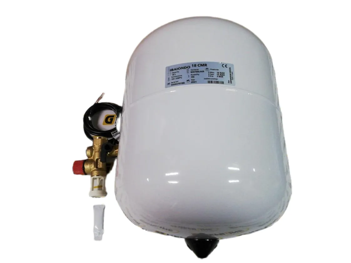 Grupo de segurança Immergas Acumulador e bomba de calor. Até 200L, referência 4.010115