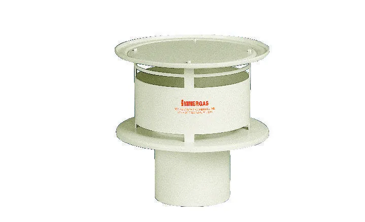 Baffle 080 Immergas anti wind aluminium sealed, part number 3.011488