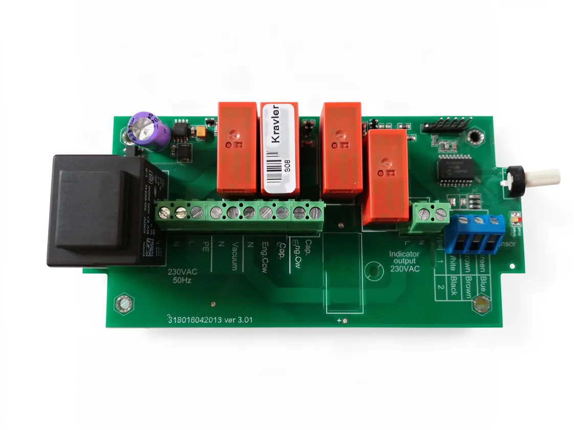 Placa electrónica Domusa kit aspiración pellet bioclass antiguo (sustituido por RELC000292), referencia CELC000314