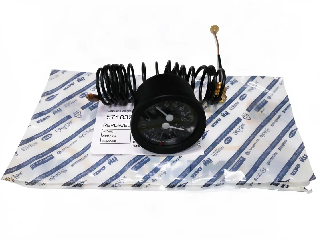 Temperature and pressure gauge Ecoflam Desy - Ariston Basic 23 MFFI (Ø53mm), part number 571832