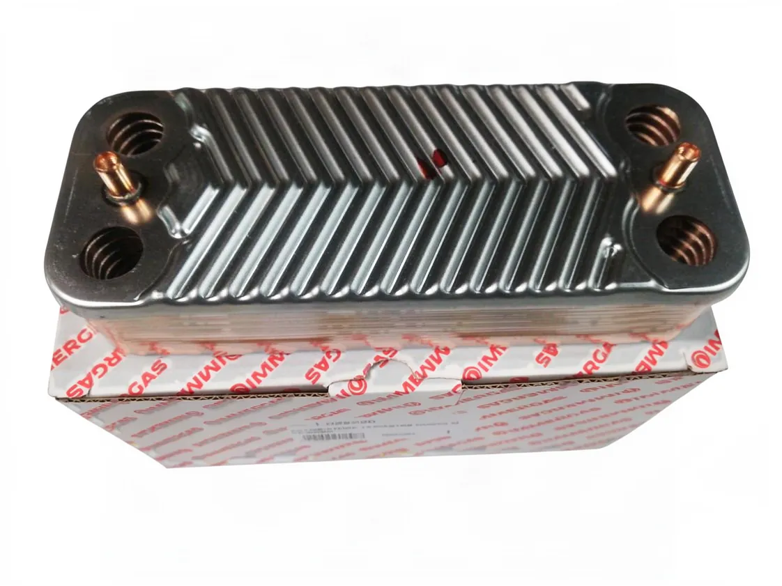 Plaatswarmtewisselaar Immergas Mini 28 4E - Maior 28 4E- Victrix 26 (14placas IPT155x40mm Ankers 155mm), onderdeelnummer 1.022220