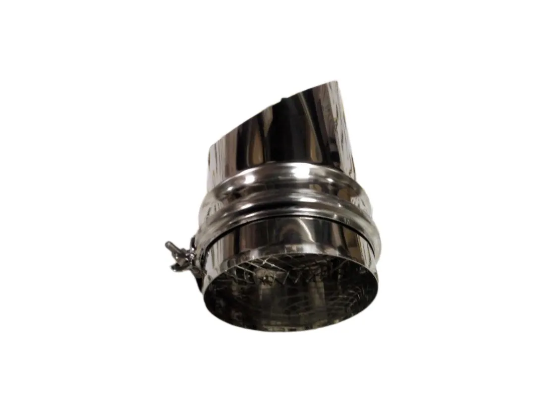 Deflector SPC 100 Horizontal Inox316 Simple pared. Salida antilluvia, referencia 10DFHALLSP316