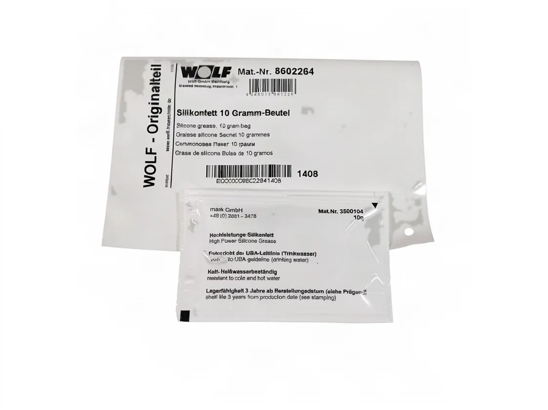 Massa lubrificante silicone Wolf tubo 10gr, referência 8602264