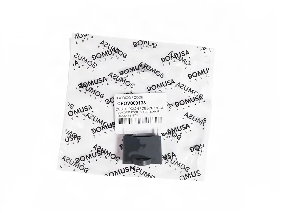 Capacitor 002.0uF Domusa Bioclass NG 25 fan, part number CFOV000133