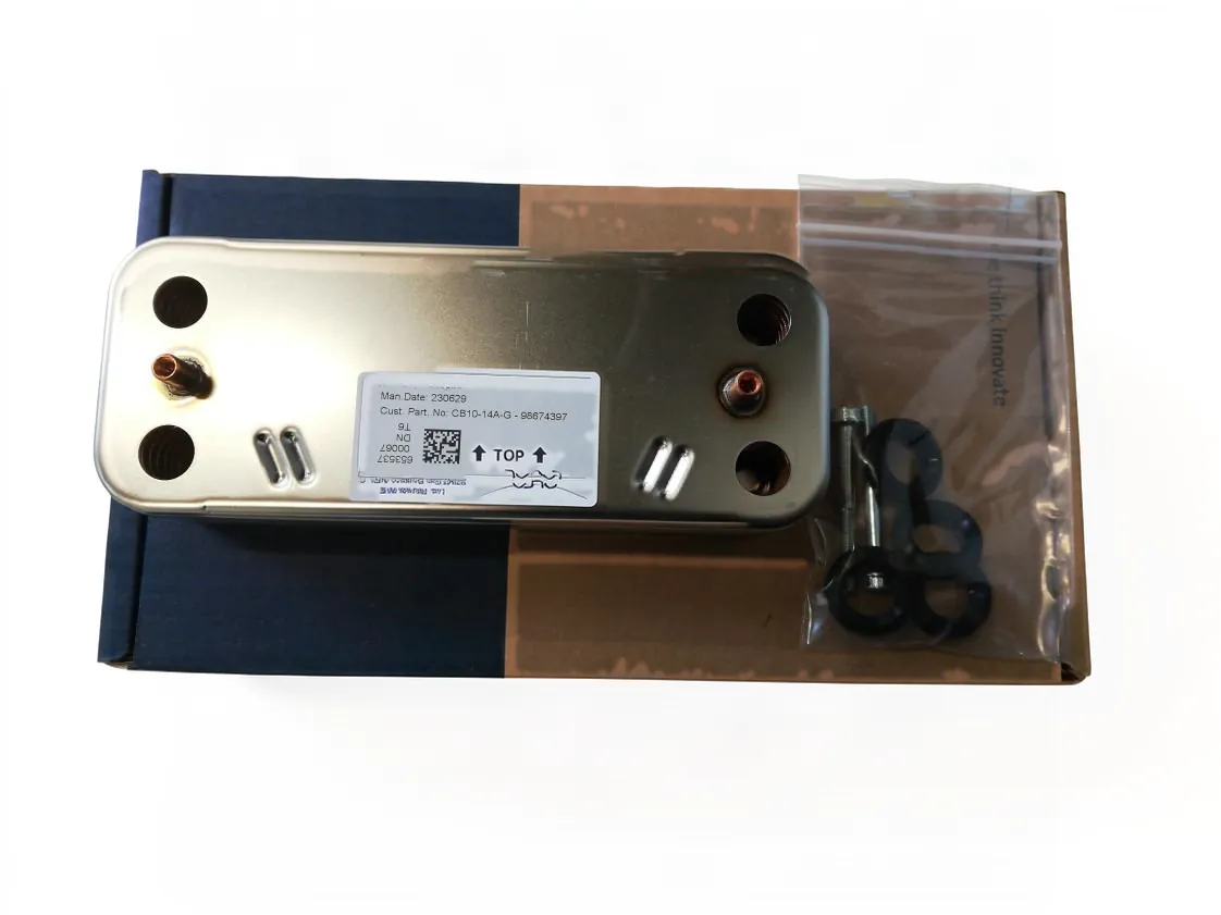Intercambiador placas Atlantic Thermor Logic Micro 30 (14placas IPT154x40mm. Anclajes 144mm), referencia 161129
