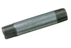 Threaded galvanized solenoid coil 1/2"X100MM, part number ATUB5103100